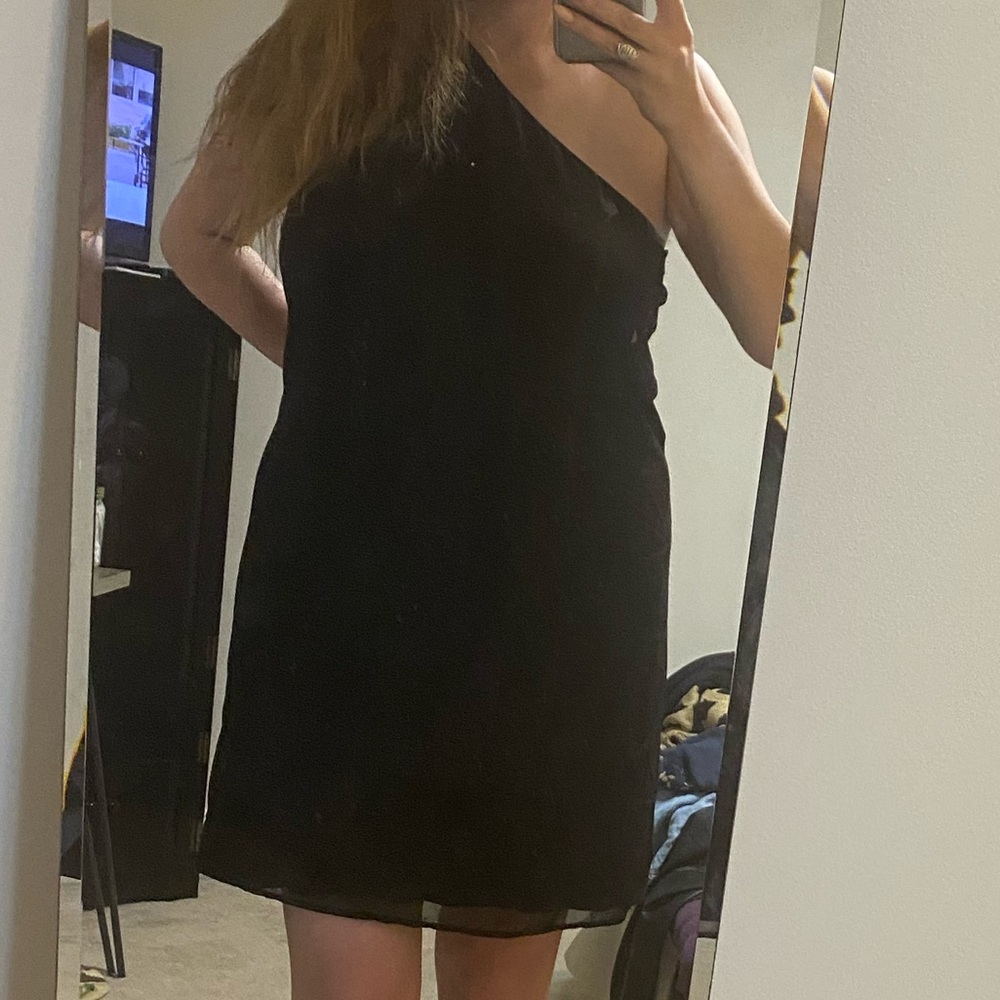 black of the shoulder dress